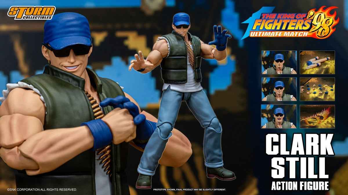 The King of Fighters Storm Collectibles Ultimate Match Clark Still SKKF17 1/12 Licensed Action Figure