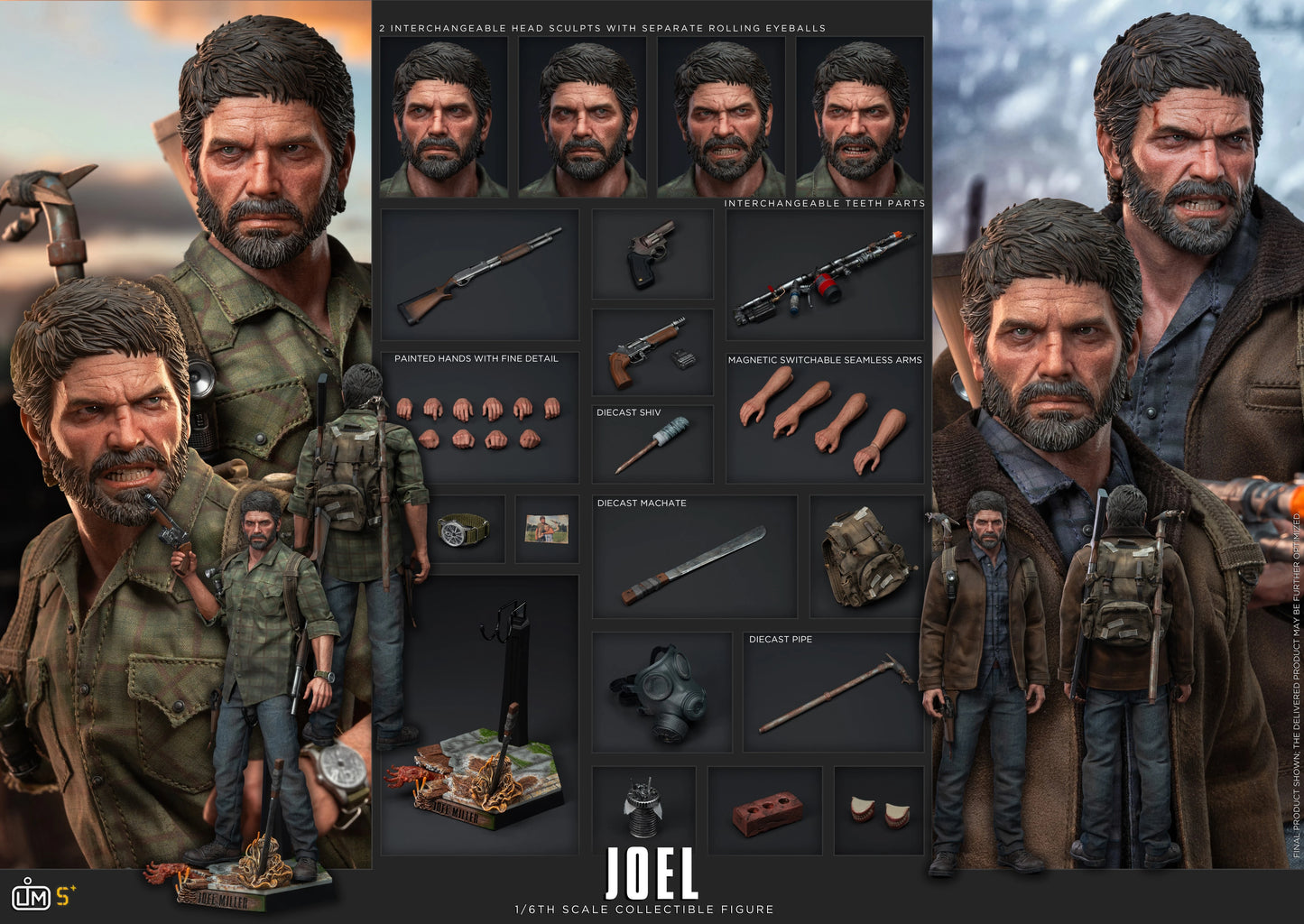 The Last of Us LIMTOYS Studio Joel Miller Action Figure (3rd party)