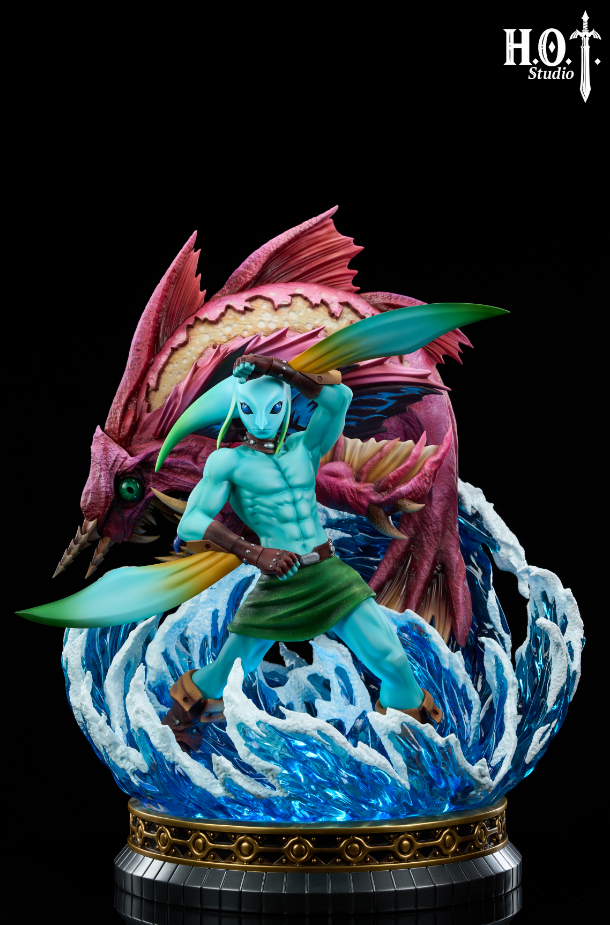 The Legend Of Zelda HOT Studio Zora Form Link Resin Statue