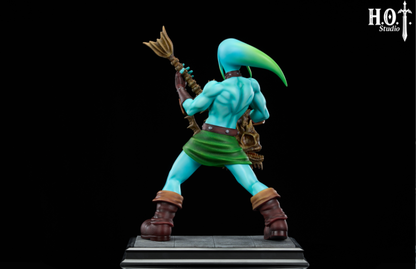 The Legend Of Zelda HOT Studio Zora Form Link Resin Statue