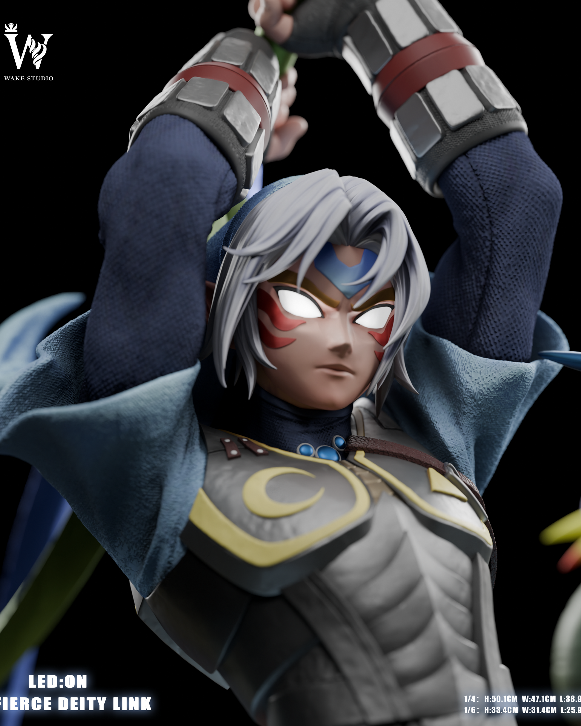 The Legend Of Zelda Wake Studio Fierce Deity Link Resin Statue