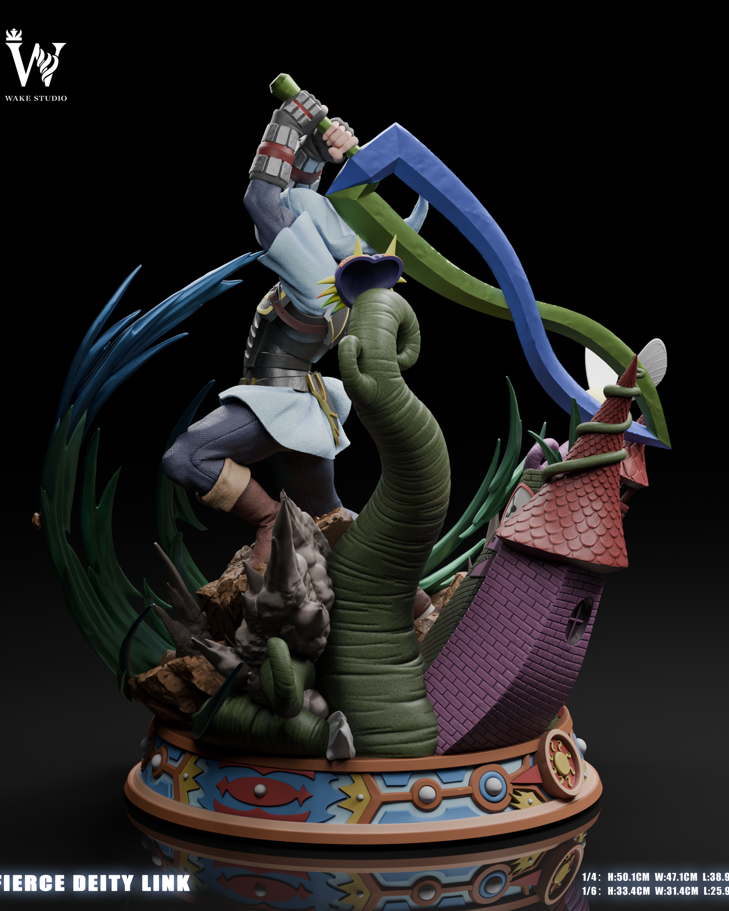 The Legend Of Zelda Wake Studio Fierce Deity Link Resin Statue