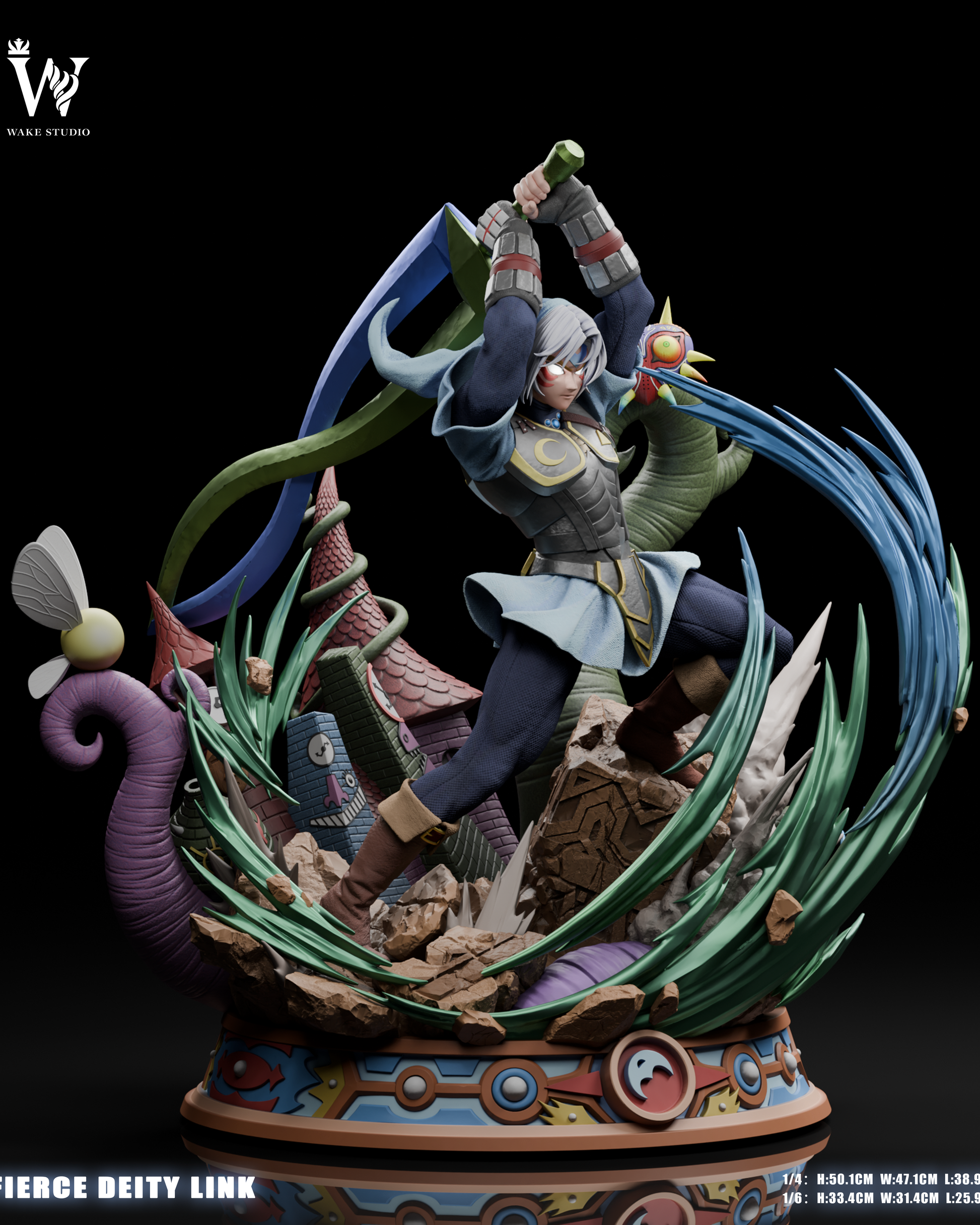 The Legend Of Zelda Wake Studio Fierce Deity Link Resin Statue