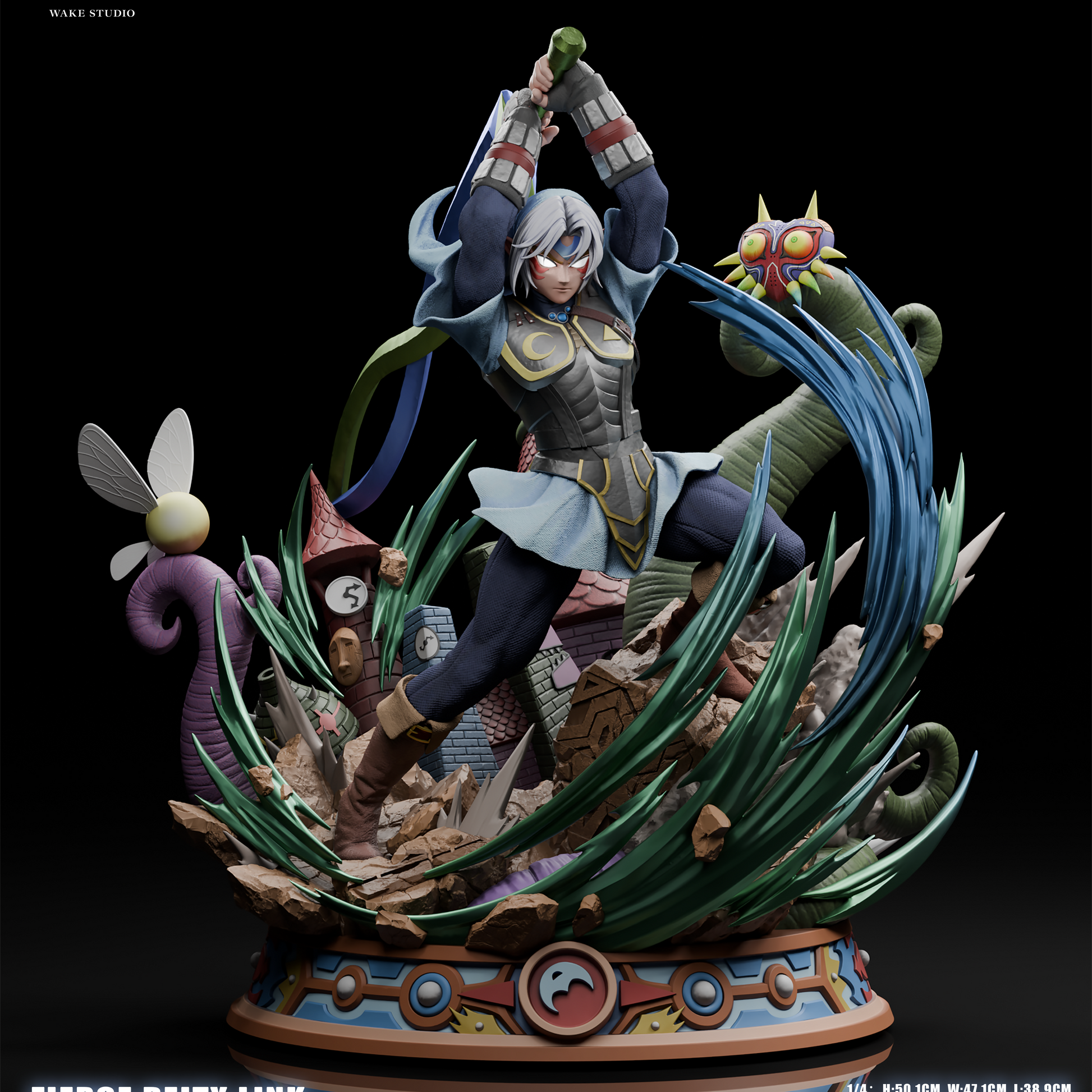 The Legend Of Zelda Wake Studio Fierce Deity Link Resin Statue