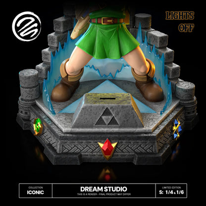 The Legend of Zelda Dream Studio Young Link Sword Resin Statue
