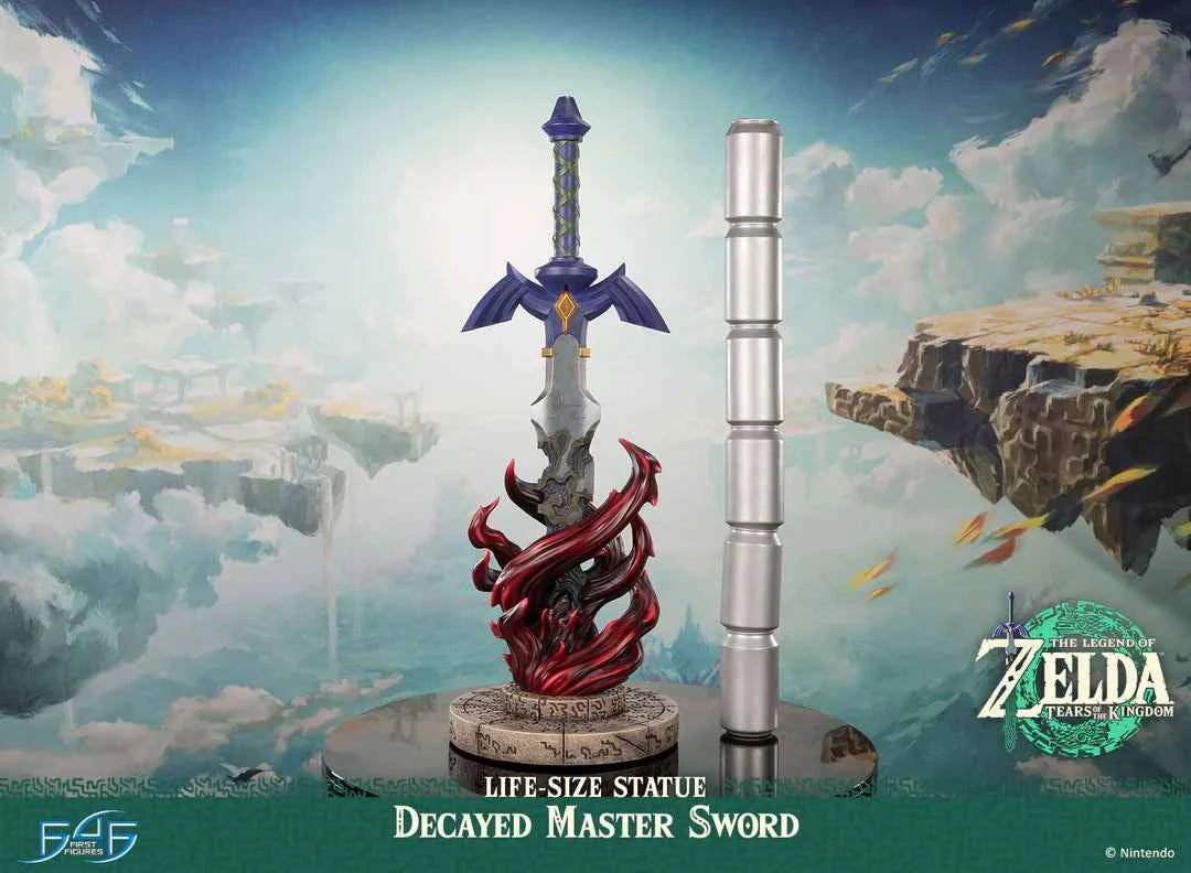 The Legend of Zelda First 4 Figures Tears of the Kingdom Decayed Master Sword