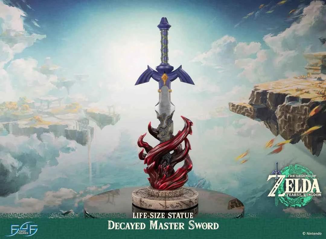 The Legend of Zelda First 4 Figures Tears of the Kingdom Decayed Master Sword