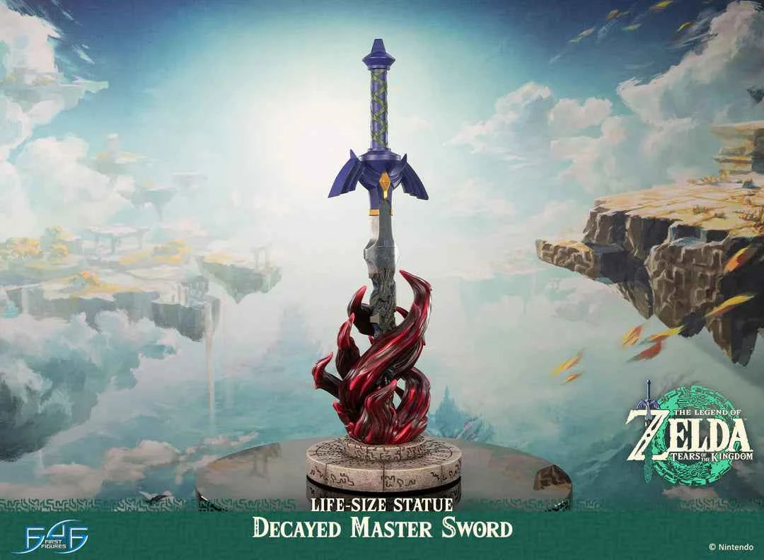 The Legend of Zelda First 4 Figures Tears of the Kingdom Decayed Master Sword