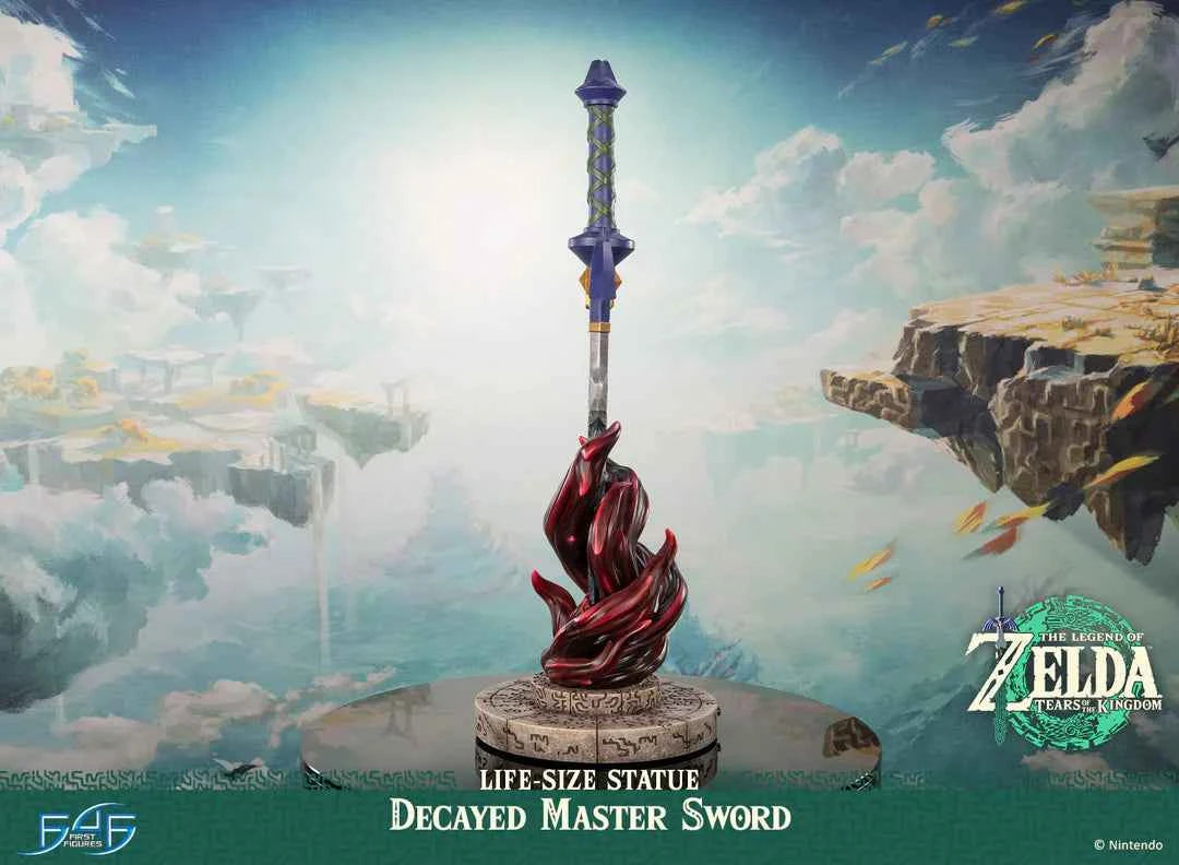 The Legend of Zelda First 4 Figures Tears of the Kingdom Decayed Master Sword
