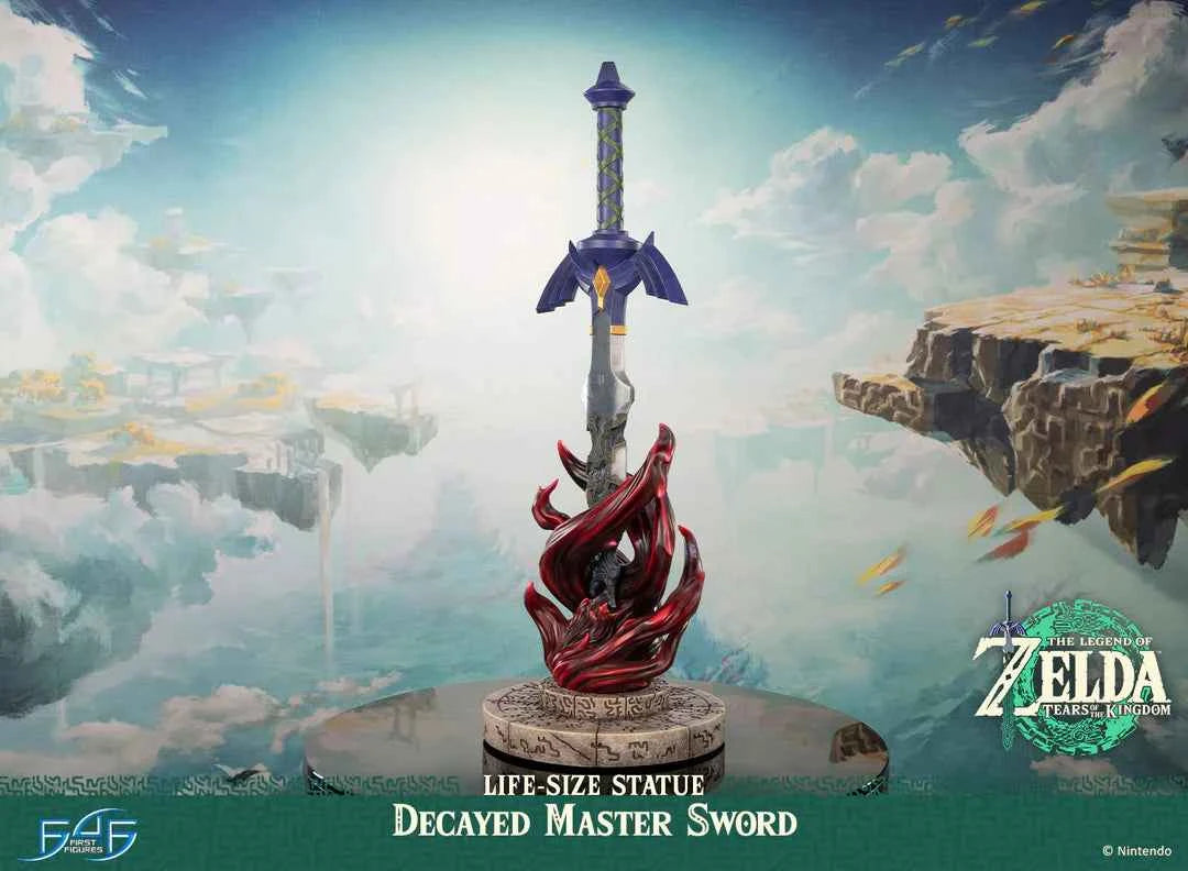 The Legend of Zelda First 4 Figures Tears of the Kingdom Decayed Master Sword