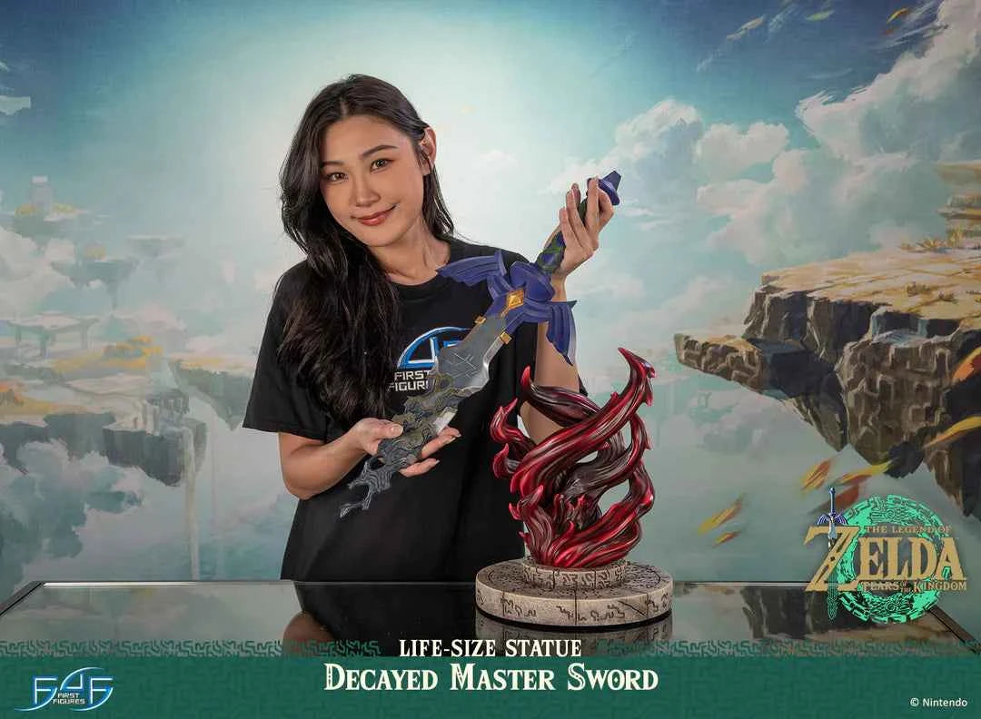 The Legend of Zelda First 4 Figures Tears of the Kingdom Decayed Master Sword