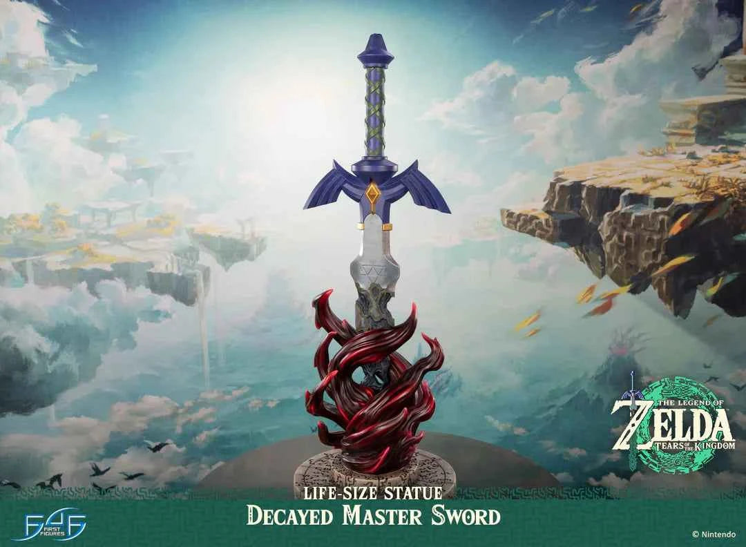 The Legend of Zelda First 4 Figures Tears of the Kingdom Decayed Master Sword