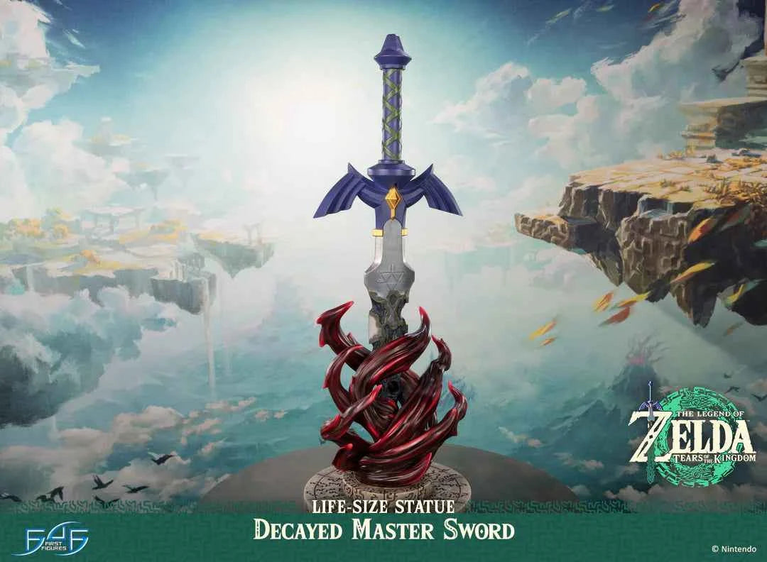 The Legend of Zelda First 4 Figures Tears of the Kingdom Decayed Master Sword