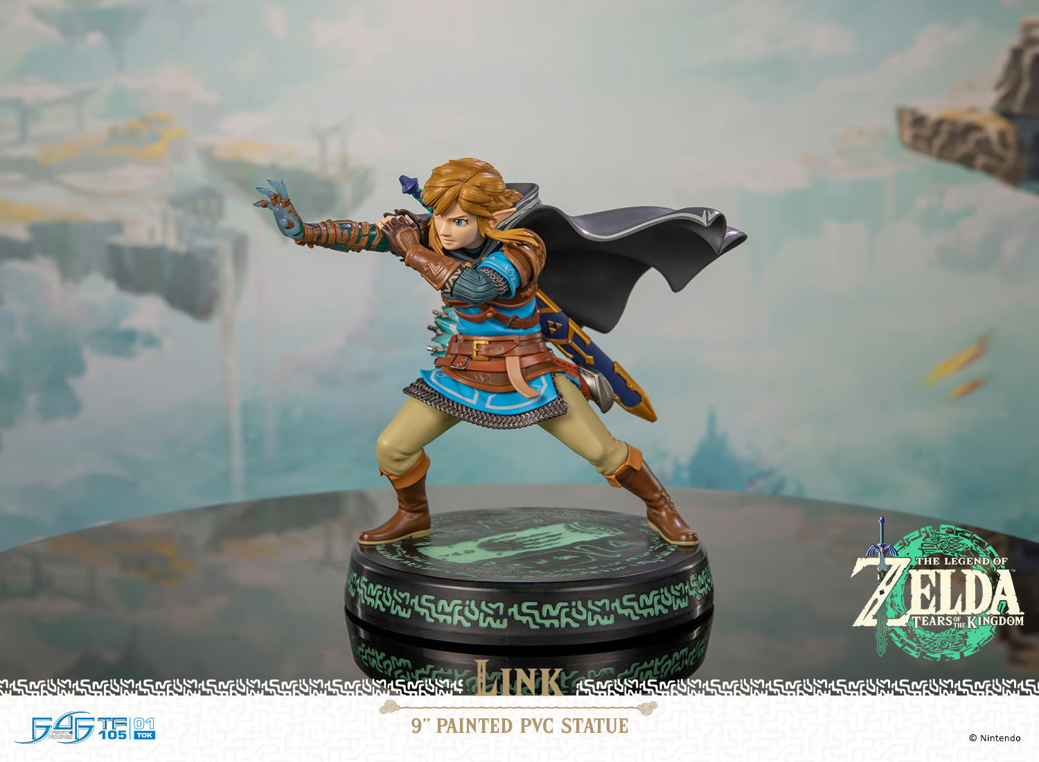 The Legend of Zelda First 4 Figures Tears of the Kingdom Link TOTKLS Licensed PVC Figure