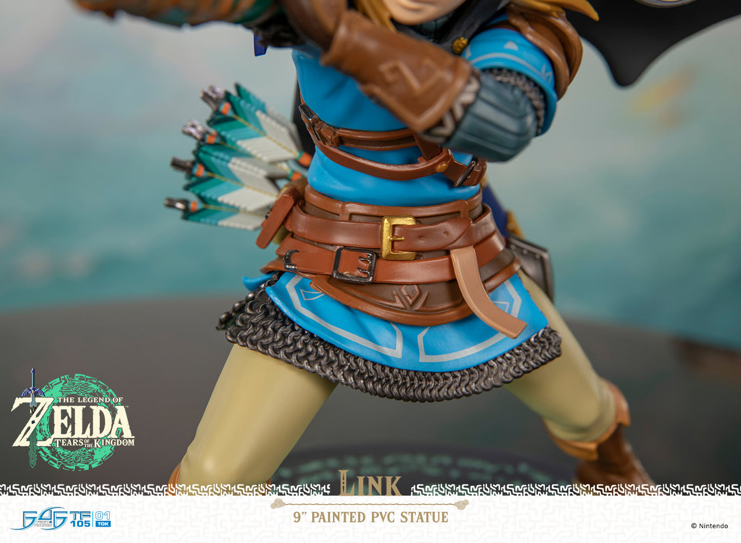 The Legend of Zelda First 4 Figures Tears of the Kingdom Link TOTKLS Licensed PVC Figure