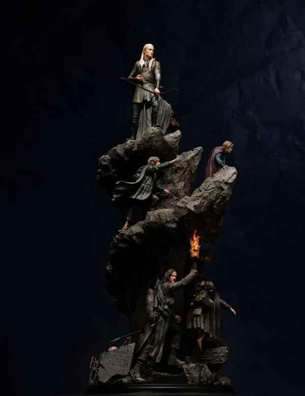 The Lord of the Rings Trilogy Masters Collection The Fellowship of the Ring Limited Edition Statue
