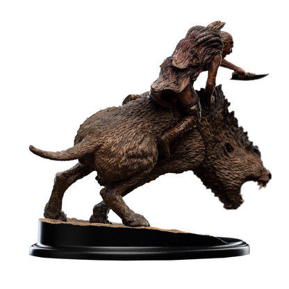 The Lord of the Rings WETA Workshop Orc Warg Rider Shaku 86-01-04752 Licensed Resin Statue