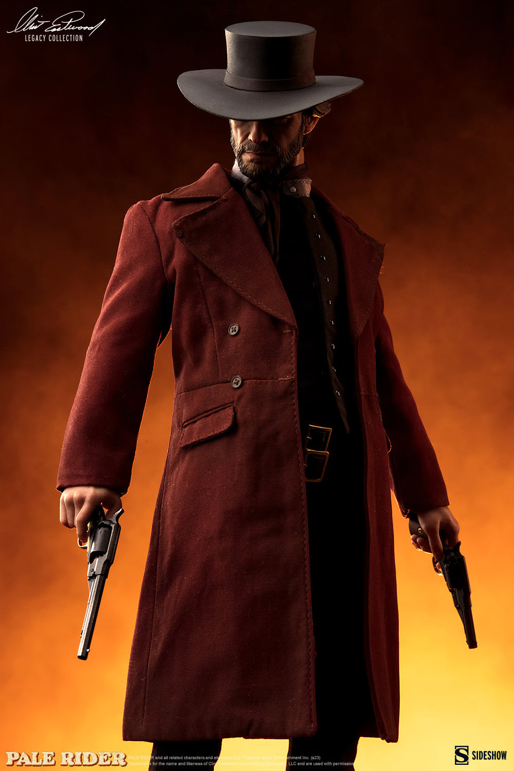 The Pale Rider Sideshow Collectibles Preacher (Clint Eastwood) 100453 1/6 Licensed Action Figure