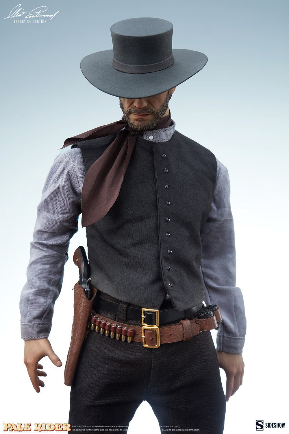 The Pale Rider Sideshow Collectibles Preacher (Clint Eastwood) 100453 1/6 Licensed Action Figure