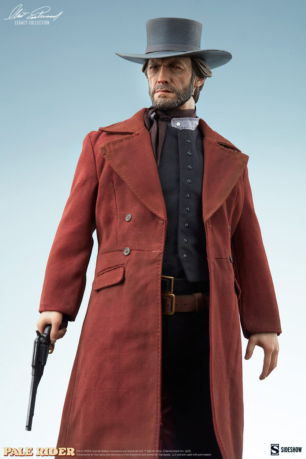 The Pale Rider Sideshow Collectibles Preacher (Clint Eastwood) 100453 1/6 Licensed Action Figure