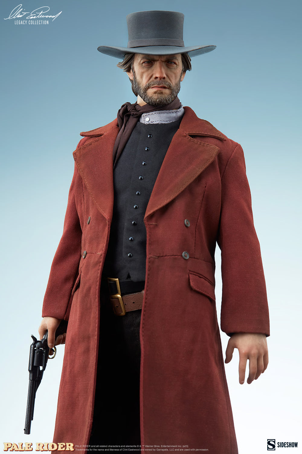 The Pale Rider Sideshow Collectibles Preacher (Clint Eastwood) 100453 1/6 Licensed Action Figure