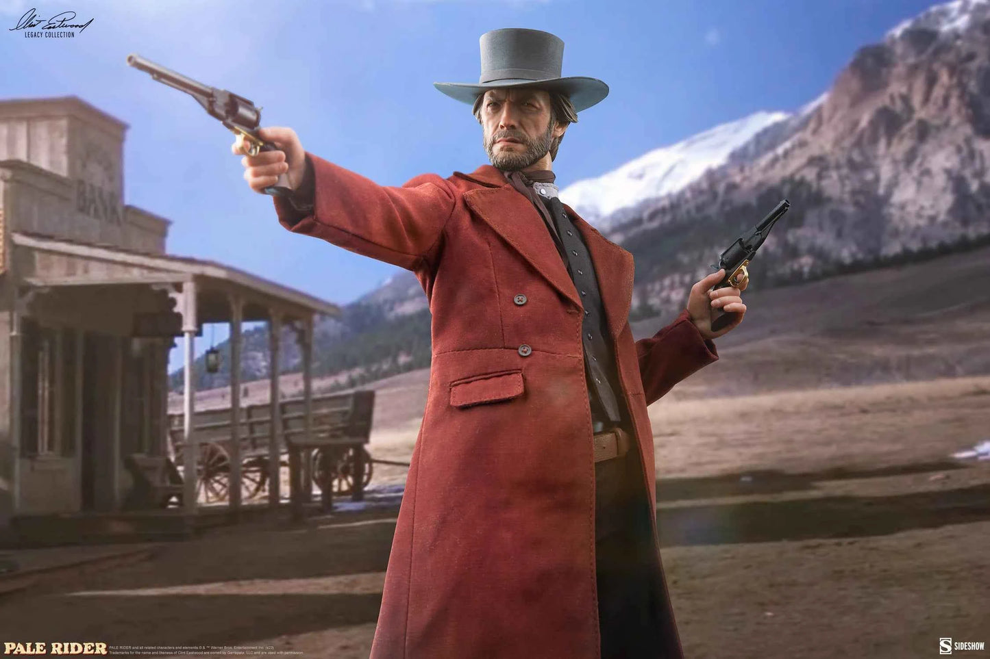 The Pale Rider Sideshow Collectibles Preacher (Clint Eastwood) 100453 1/6 Licensed Action Figure