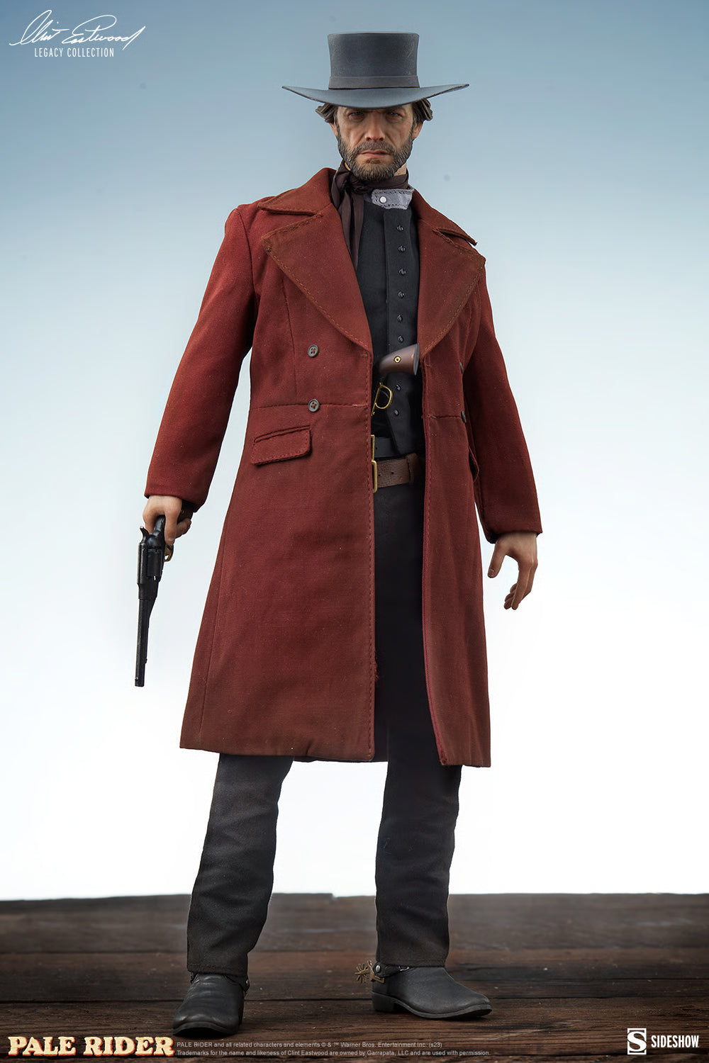 The Pale Rider Sideshow Collectibles Preacher (Clint Eastwood) 100453 1/6 Licensed Action Figure
