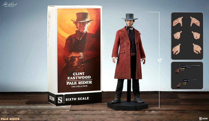 The Pale Rider Sideshow Collectibles Preacher (Clint Eastwood) 100453 1/6 Licensed Action Figure