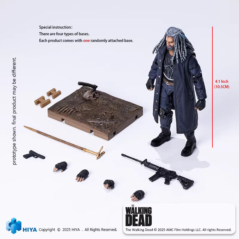 The Walking Dead Hiya Toys Ezekiel EMW0317 1/18 Licensed Action Figure