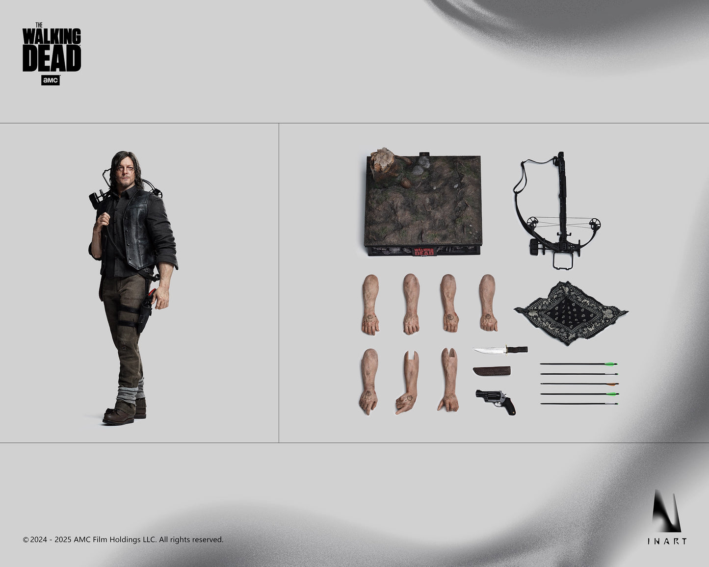 The Walking Dead Inart Collectibles Studio Daryl Dixon (Rooted Hair) – AgA030 1/6 Licensed Action Figure