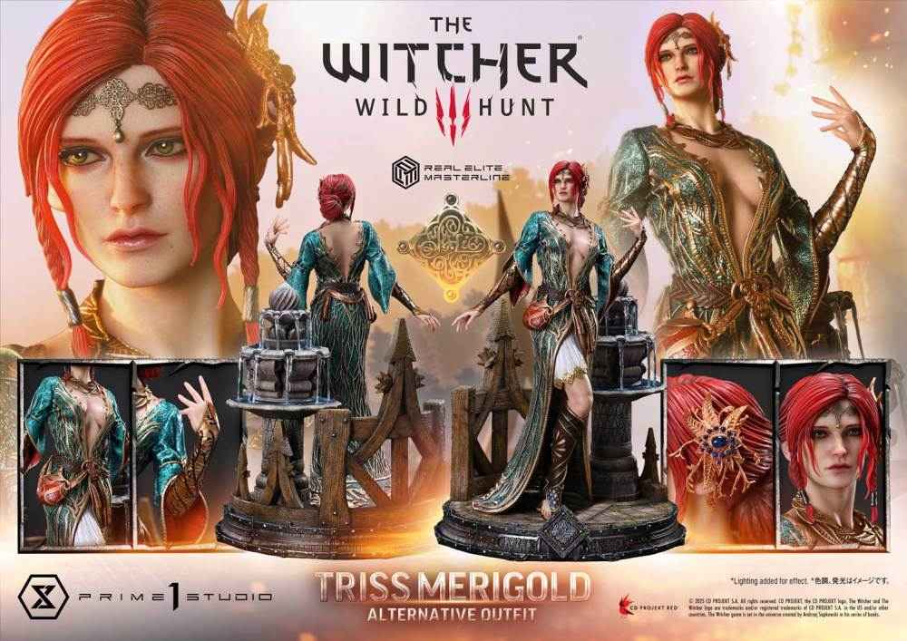 The Witcher Prime 1 Studio Triss Merigold Museum Masterline Wild Hunt REMW3-01 REMW3-01S Licensed Resin Statue