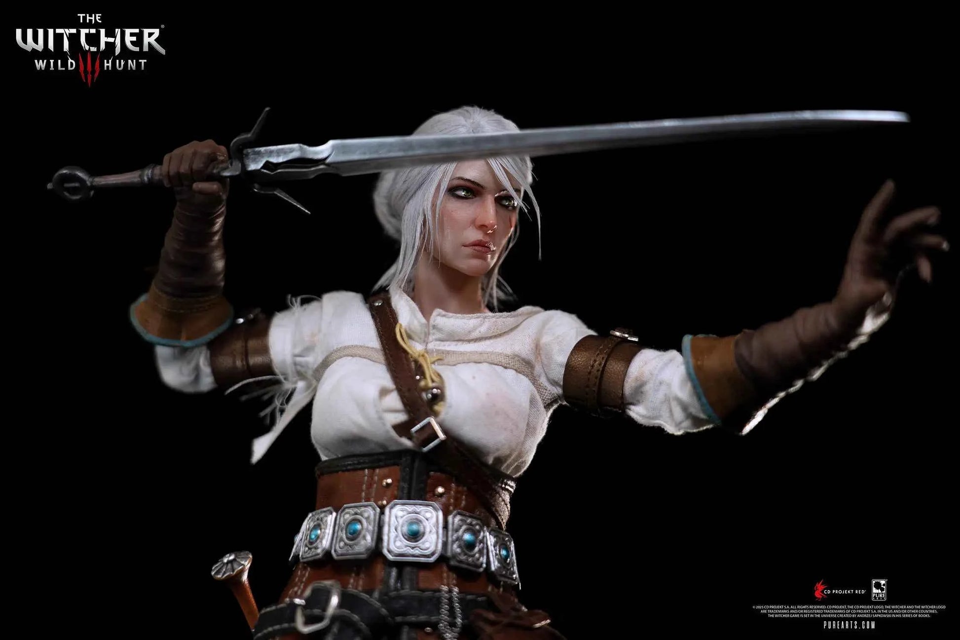 The Witcher PureArts Studio The Wild Hunt Ciri of the Cintra 1/6 Licensed Action Figure