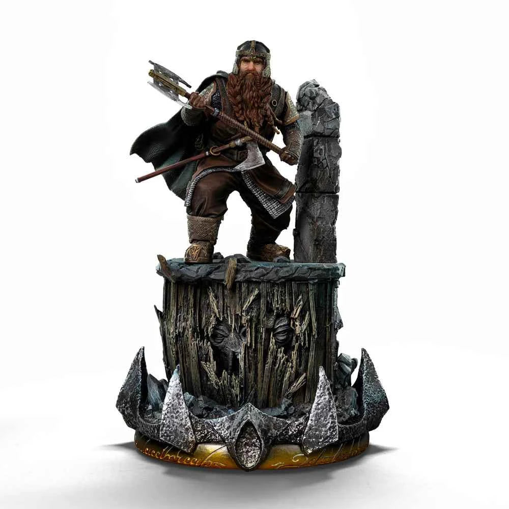 The Lord of the Rings Iron Studios Gimli Unleashed Art Scale WBLOR127625-10 1/10 Licensed Resin Statue