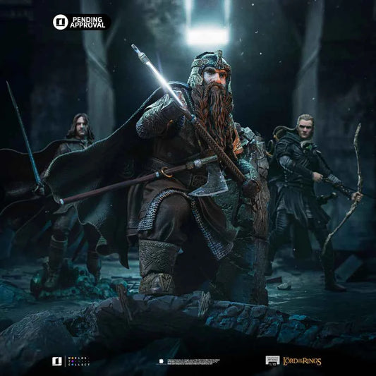 The Lord of the Rings Iron Studios Gimli Unleashed Art Scale WBLOR127625-10 1/10 Licensed Resin Statue