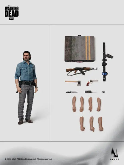 The Walking Dead Inart Collectibles Studio Season 8 Rick Grimes Ag-A024 1/6 Licensed Action Figure
