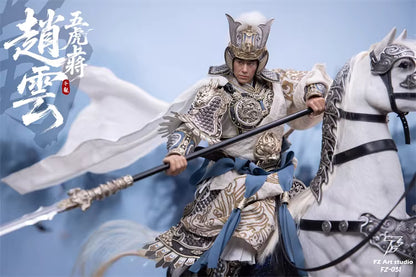 Three Kingdoms FZ Art Studio Five Great Generals Zhao Yun Zhao Zilong FZ030 FZ031 1/6 Licensed Action Figure
