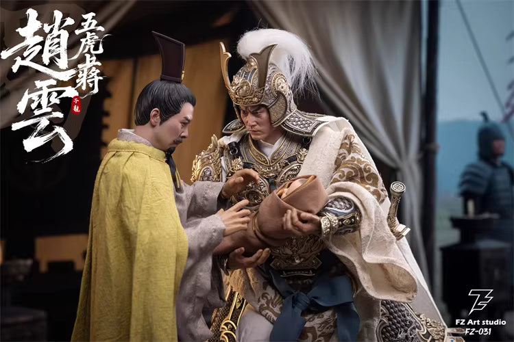Three Kingdoms FZ Art Studio Five Great Generals Zhao Yun Zhao Zilong FZ030 FZ031 1/6 Licensed Action Figure