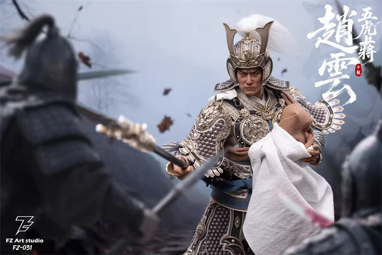 Three Kingdoms FZ Art Studio Five Great Generals Zhao Yun Zhao Zilong FZ030 FZ031 1/6 Licensed Action Figure