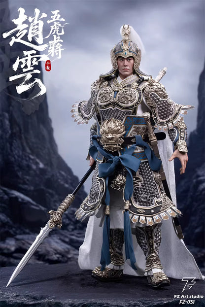 Three Kingdoms FZ Art Studio Five Great Generals Zhao Yun Zhao Zilong FZ030 FZ031 1/6 Licensed Action Figure