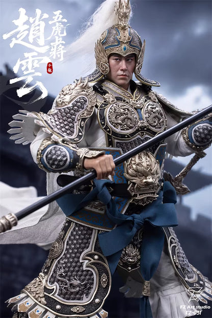Three Kingdoms FZ Art Studio Five Great Generals Zhao Yun Zhao Zilong FZ030 FZ031 1/6 Licensed Action Figure