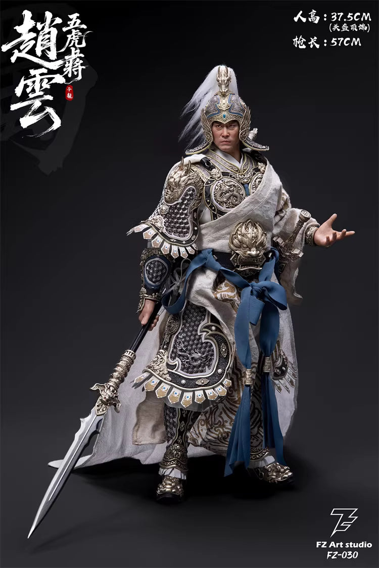 Three Kingdoms FZ Art Studio Five Great Generals Zhao Yun Zhao Zilong FZ030 FZ031 1/6 Licensed Action Figure