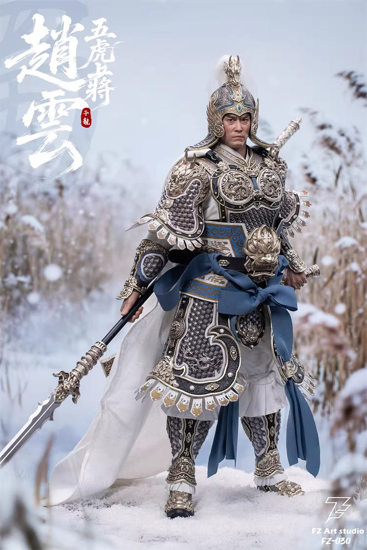 Three Kingdoms FZ Art Studio Five Great Generals Zhao Yun Zhao Zilong FZ030 FZ031 1/6 Licensed Action Figure