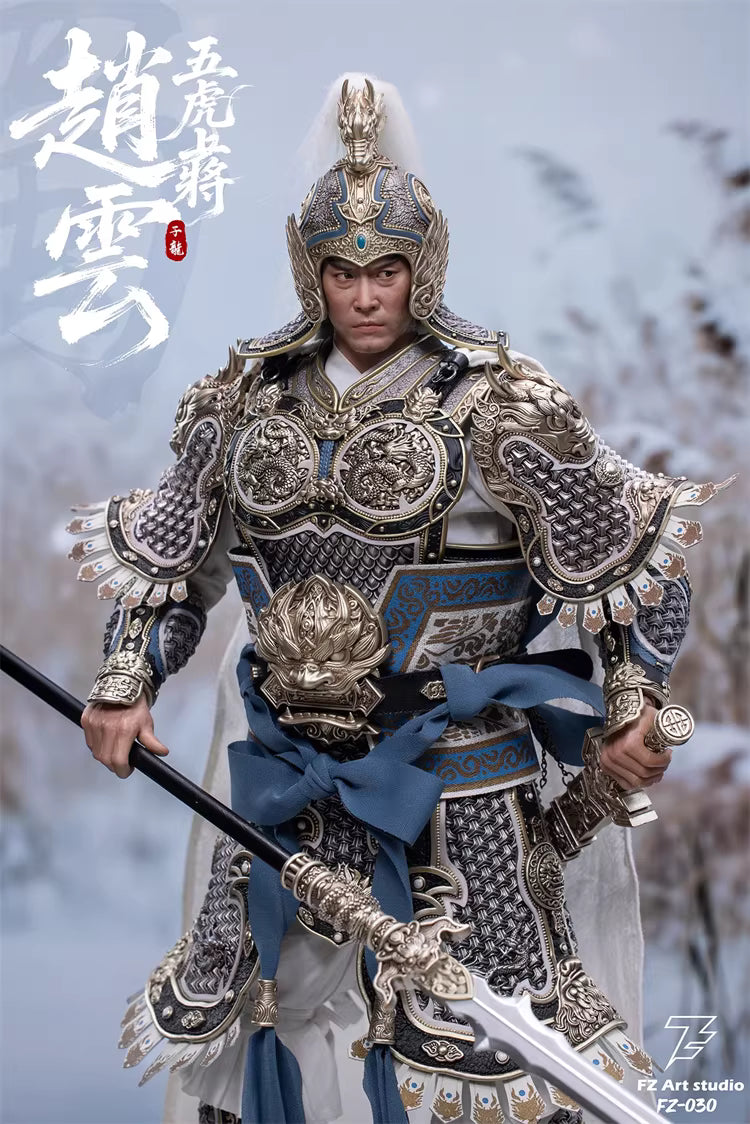 Three Kingdoms FZ Art Studio Five Great Generals Zhao Yun Zhao Zilong FZ030 FZ031 1/6 Licensed Action Figure