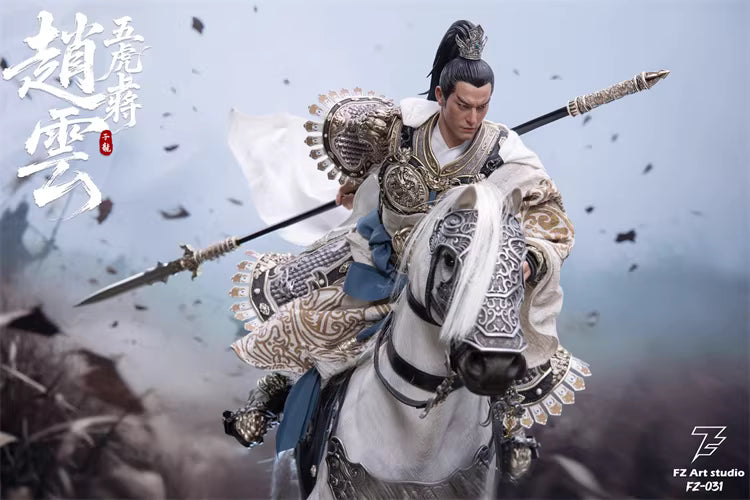 Three Kingdoms FZ Art Studio Five Great Generals Zhao Yun Zhao Zilong FZ030 FZ031 1/6 Licensed Action Figure