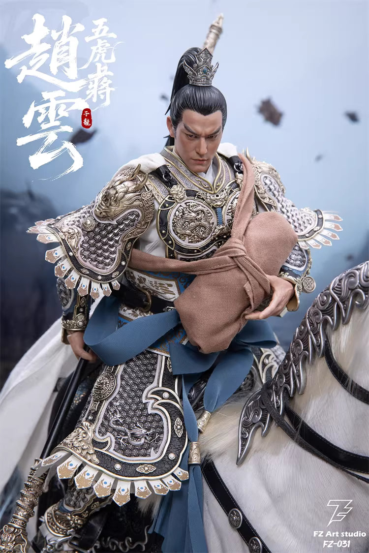 Three Kingdoms FZ Art Studio Five Great Generals Zhao Yun Zhao Zilong FZ030 FZ031 1/6 Licensed Action Figure