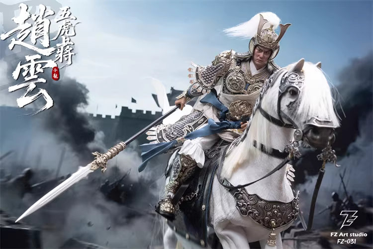 Three Kingdoms FZ Art Studio Five Great Generals Zhao Yun Zhao Zilong FZ030 FZ031 1/6 Licensed Action Figure