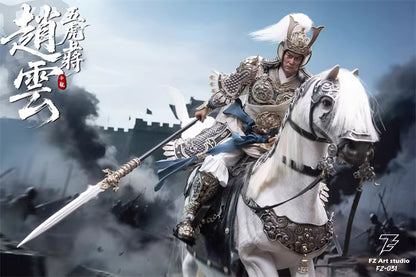 Three Kingdoms FZ Art Studio Five Great Generals Zhao Yun Zhao Zilong FZ030 FZ031 1/6 Licensed Action Figure