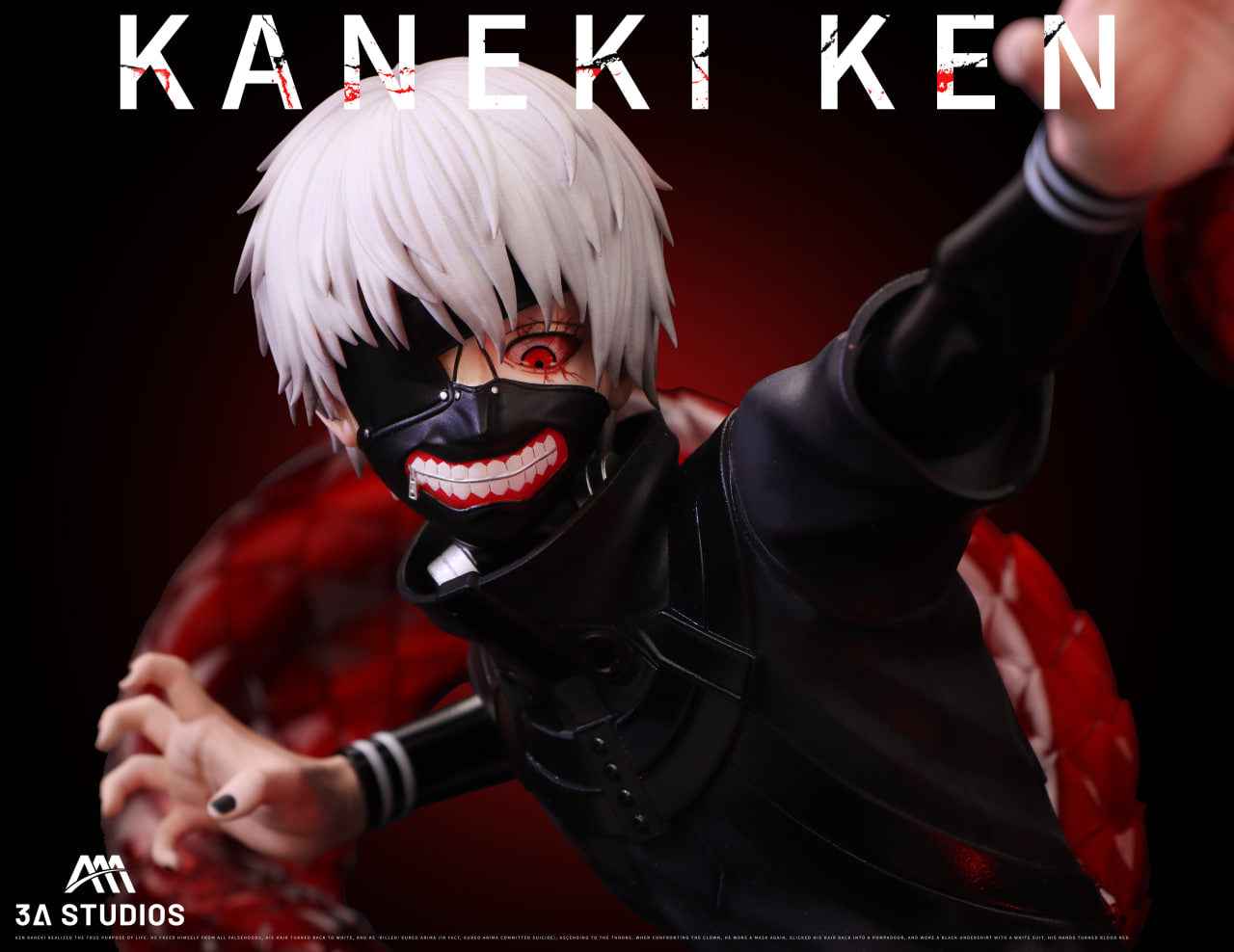Tokyo Ghoul 3A Studio Kaneki Ken 1/6 Resin Statue