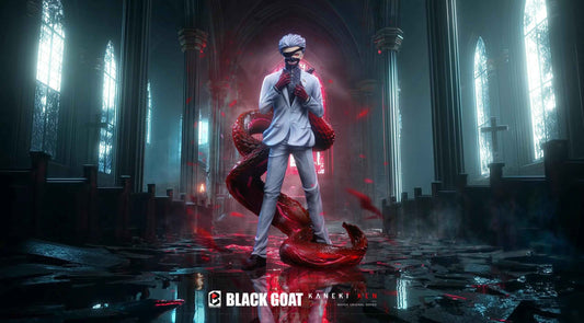 Tokyo Ghoul Black and White Studio Black Goat Ken Kaneki Resin Statue