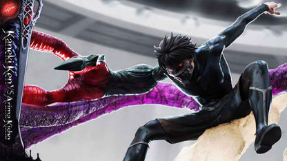 Tokyo Ghoul Black Goat Studio Kaneki Ken Vs Arima Kisho Resin Statue